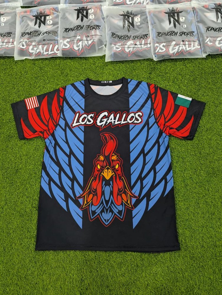 Los Gallos custom uniforms